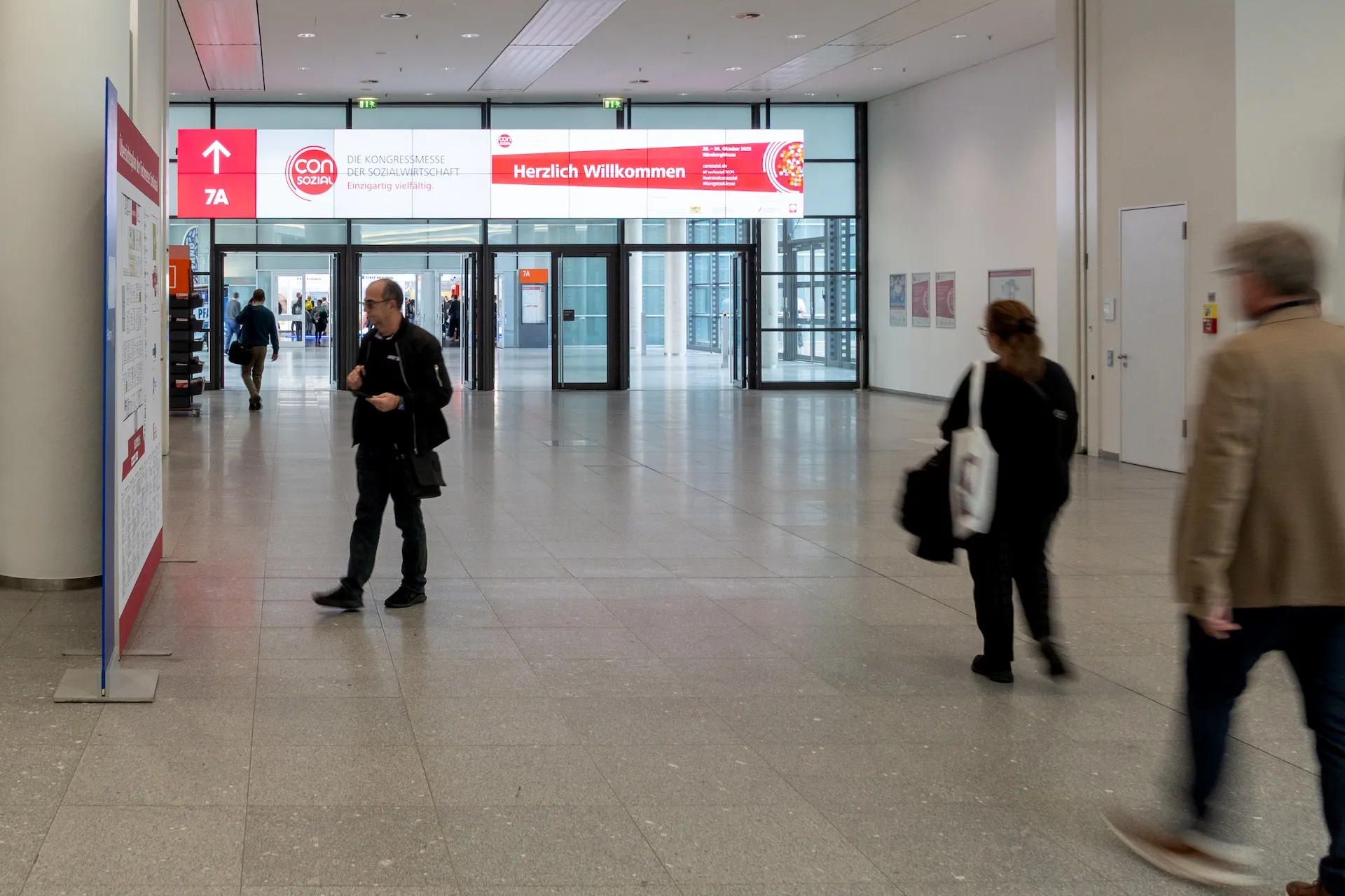 Eingangsbereich der ConSozial Messe Nürnberg 2025