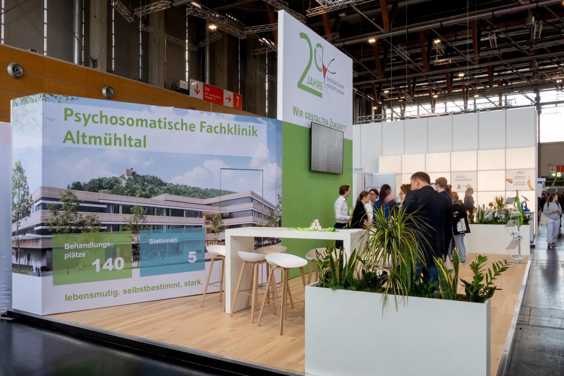 Psychosomatische Fachklinik präsentiert sich auf der ConSozial Nürnberg