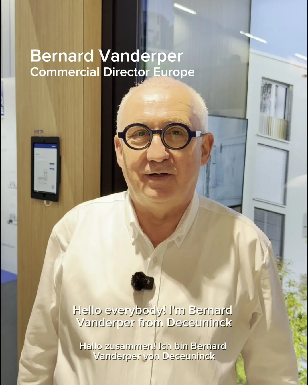 Deceuninck, Bernard Vanderper Interview
