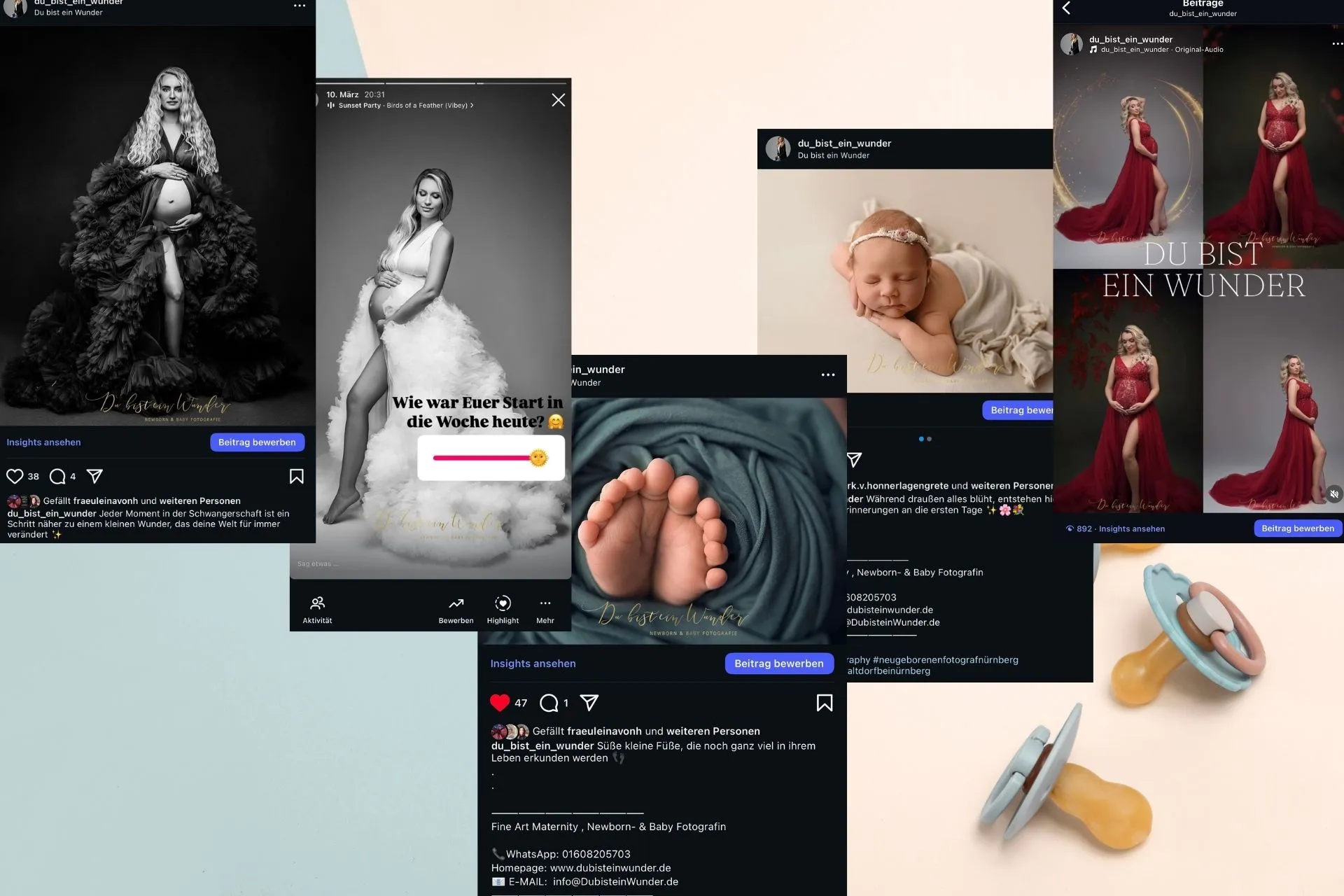 Emotionale Content-Kampagne, Teil einer Storytelling-Serie für Social Media.
