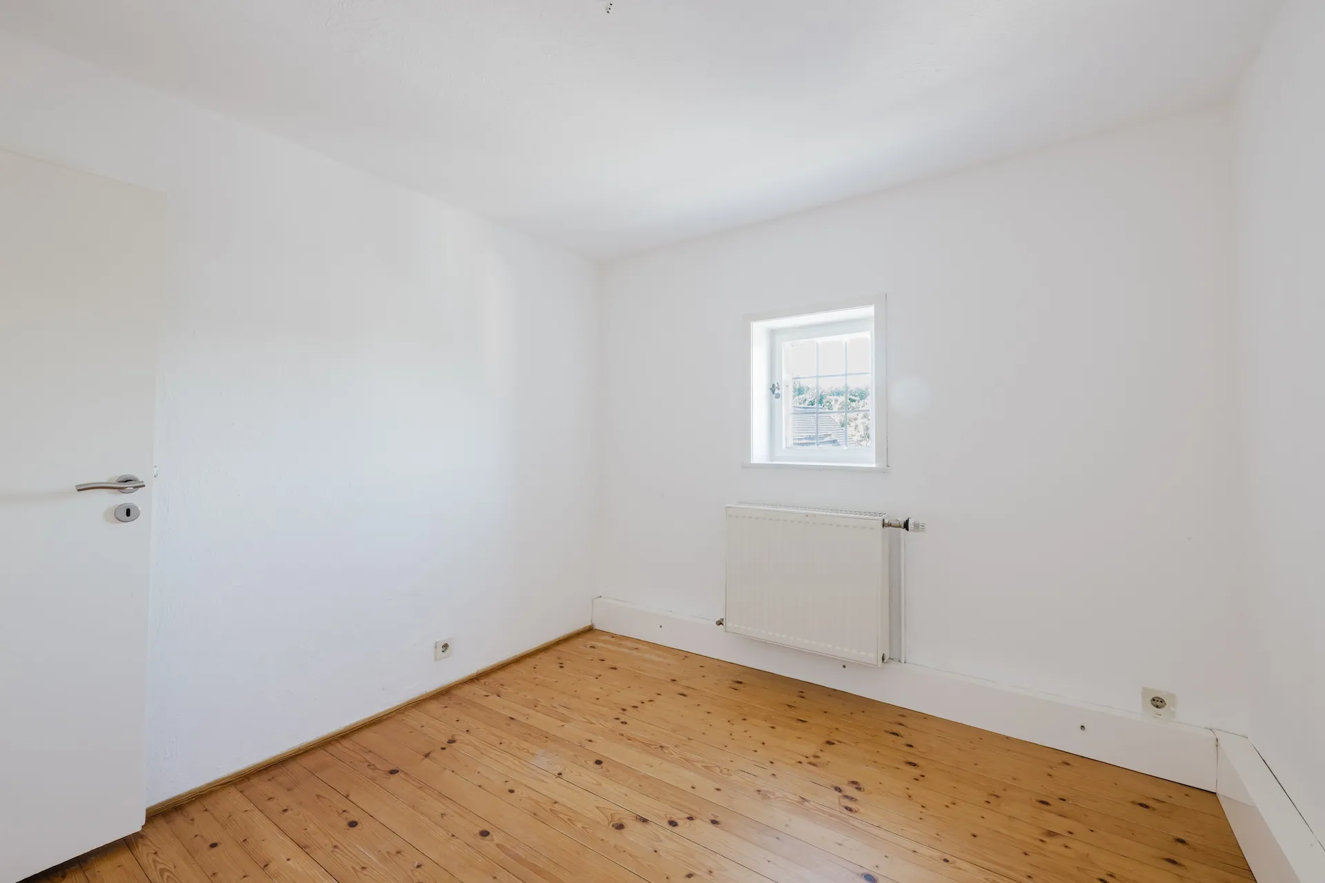 Renovierter Innenraum eines Fachwerkhauses