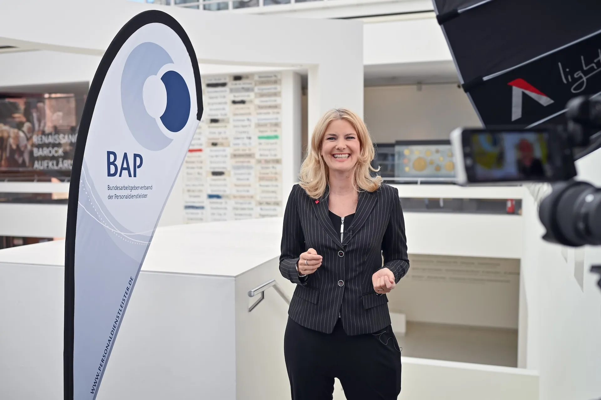 Interview auf der Messe Nürnberg, authentisch und professionell.