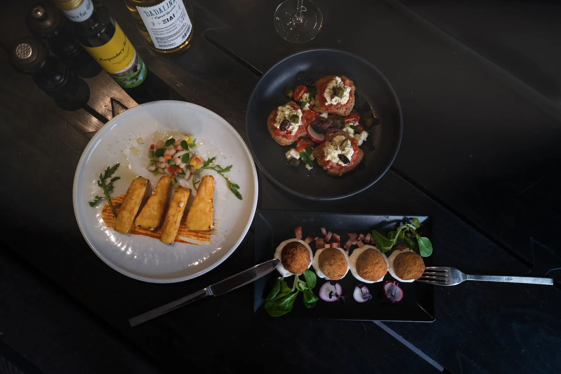 Edle griechische Vorspeisenplatte im Delphi Nürnberg