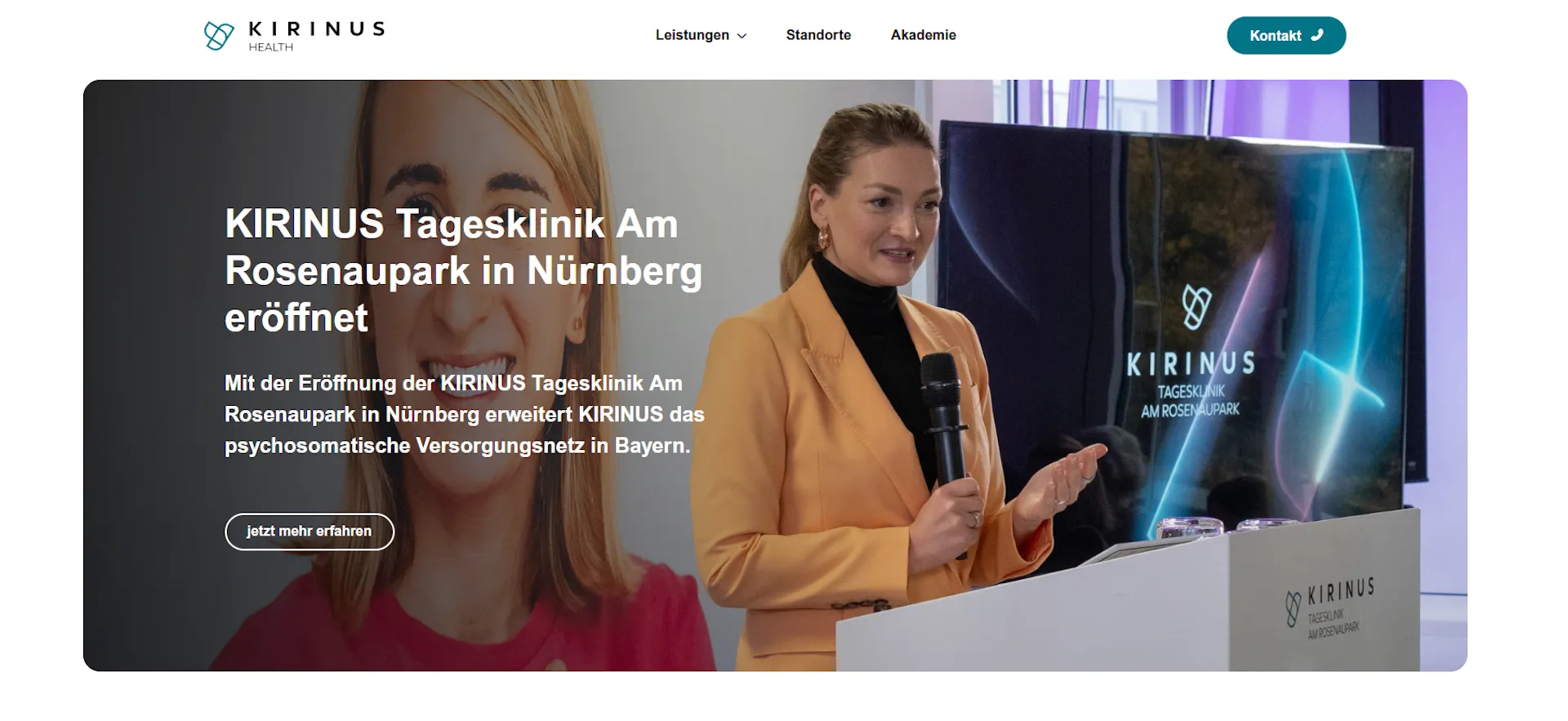 KIRINUS Website Titelbild des News-Artikels zur Eröffnung