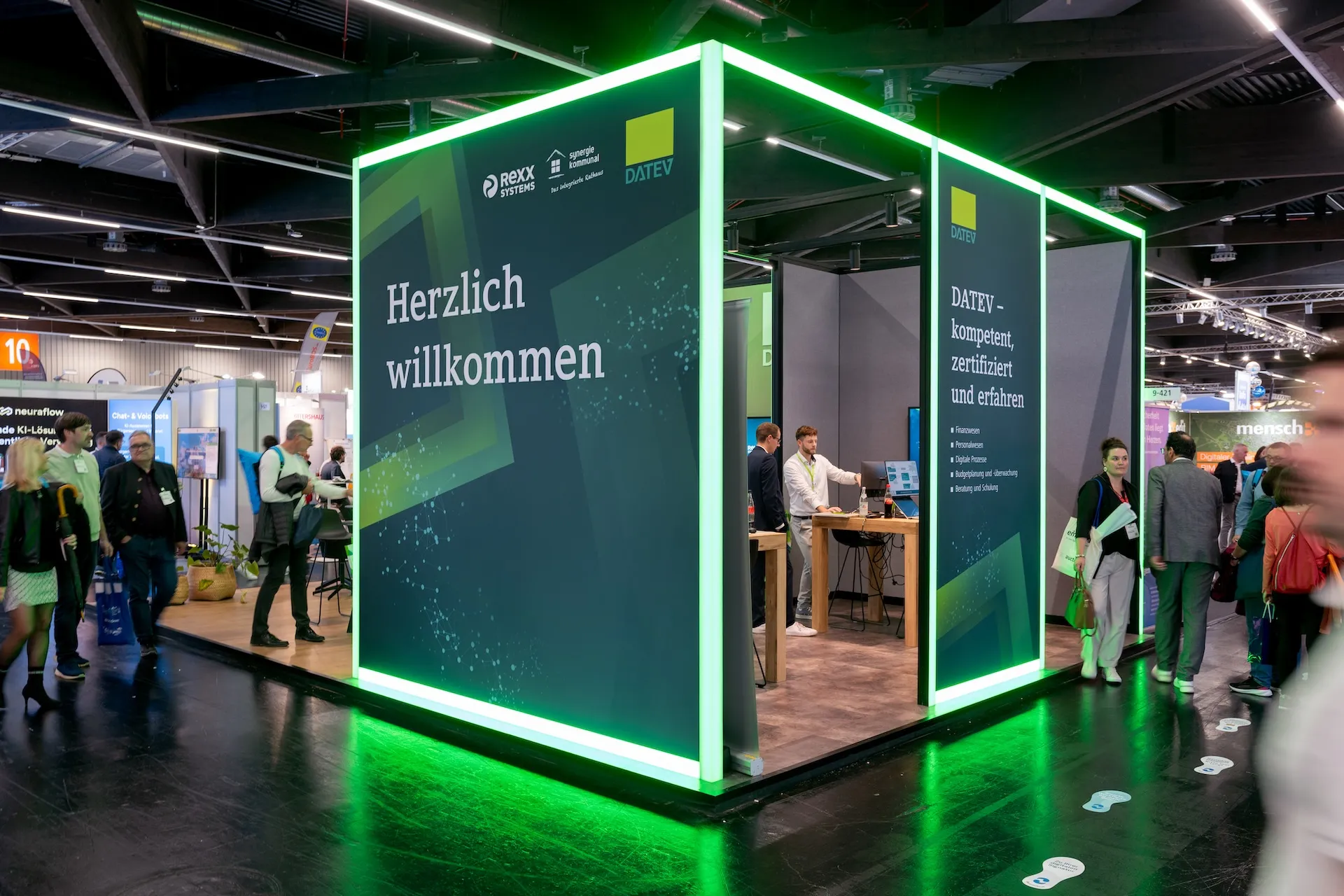 DATEV Stand für digitale Verwaltungslösungen