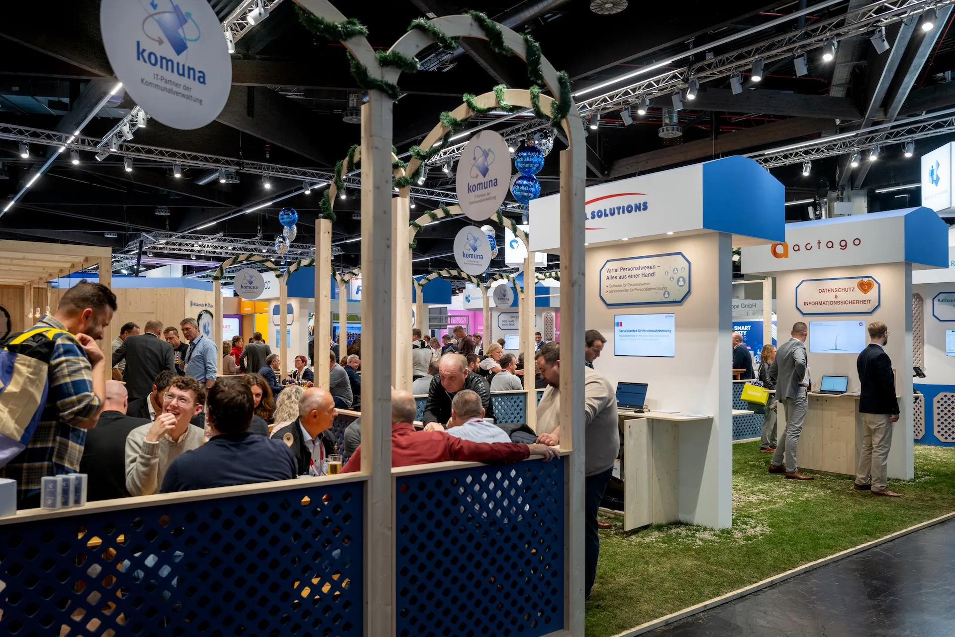Essensbereich für Networking auf der KOMMUNALE 2025
