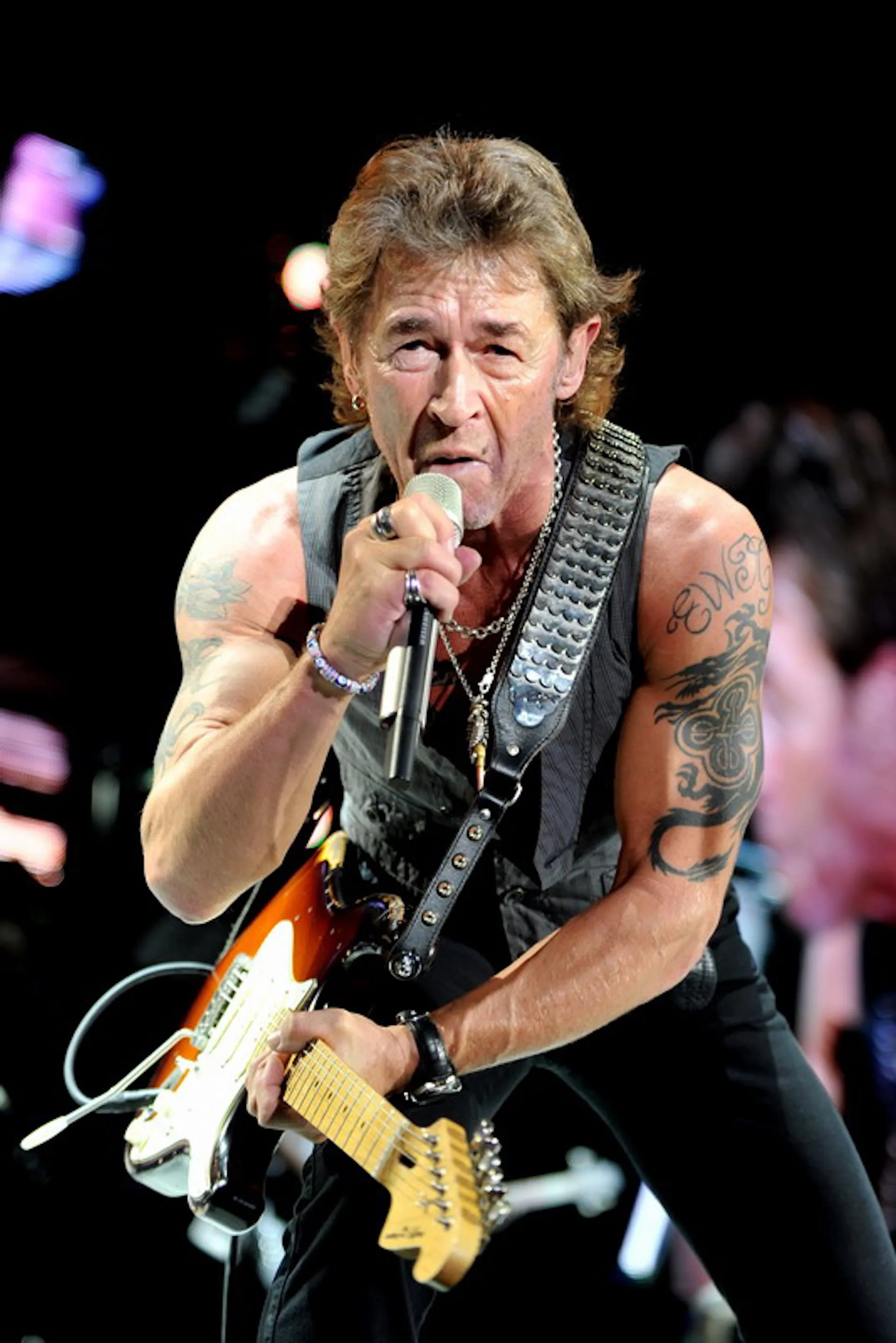 Peter Maffay live, Rockpoesie im Scheinwerferlicht.