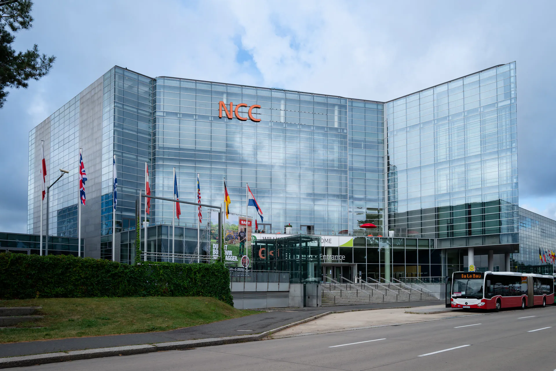 Exterior view of Messezentrum Nürnberg, venue of GaLaBau 2026