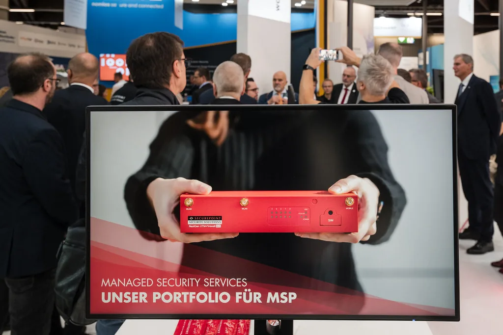 Security product at an it-sa booth